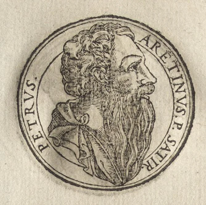 An illustration from Promtvarii iconvm insigniorvm à secvlo hominvm, subiectis eorum vitis, per compendiũ ex probatissimis autoribus desumptis, editio secunda : illustrium virorum, qui à prima successerunt, imaginibus aucta atque locupletata, 1578, leaf 437