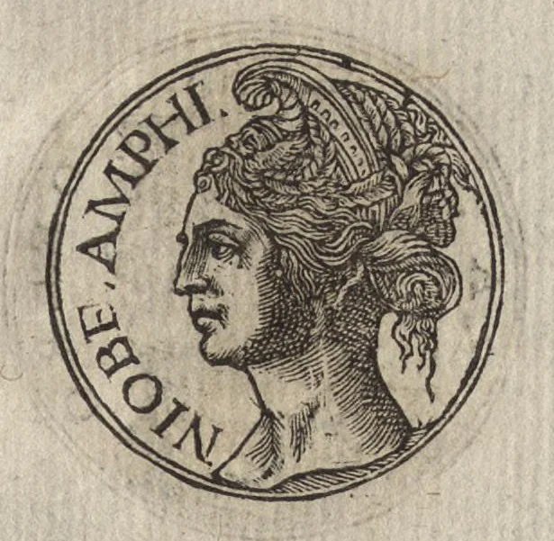 An illustration from Promtvarii iconvm insigniorvm à secvlo hominvm, subiectis eorum vitis, per compendiũ ex probatissimis autoribus desumptis, editio secunda : illustrium virorum, qui à prima successerunt, imaginibus aucta atque locupletata, 1578, leaf 44