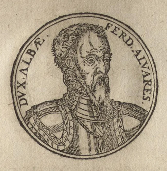 An illustration from Promtvarii iconvm insigniorvm à secvlo hominvm, subiectis eorum vitis, per compendiũ ex probatissimis autoribus desumptis, editio secunda : illustrium virorum, qui à prima successerunt, imaginibus aucta atque locupletata, 1578, leaf 468