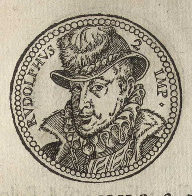 An illustration from Promtvarii iconvm insigniorvm à secvlo hominvm, subiectis eorum vitis, per compendiũ ex probatissimis autoribus desumptis, editio secunda : illustrium virorum, qui à prima successerunt, imaginibus aucta atque locupletata, 1578, leaf 482