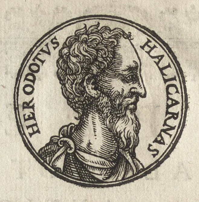 An illustration from Promtvarii iconvm insigniorvm à secvlo hominvm, subiectis eorum vitis, per compendiũ ex probatissimis autoribus desumptis, editio secunda : illustrium virorum, qui à prima successerunt, imaginibus aucta atque locupletata, 1578, leaf 489