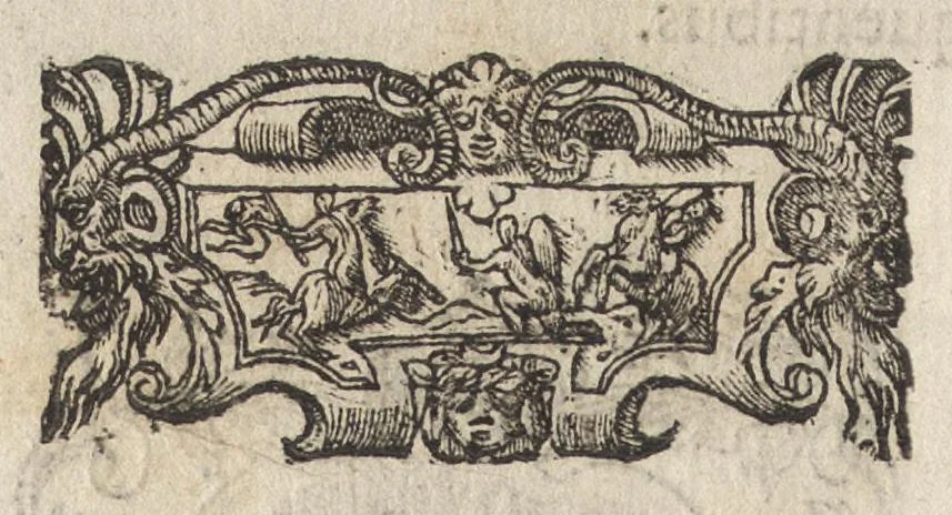 An illustration from Promtvarii iconvm insigniorvm à secvlo hominvm, subiectis eorum vitis, per compendiũ ex probatissimis autoribus desumptis, editio secunda : illustrium virorum, qui à prima successerunt, imaginibus aucta atque locupletata, 1578, leaf 495