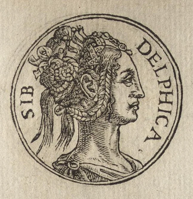An illustration from Promtvarii iconvm insigniorvm à secvlo hominvm, subiectis eorum vitis, per compendiũ ex probatissimis autoribus desumptis, editio secunda : illustrium virorum, qui à prima successerunt, imaginibus aucta atque locupletata, 1578, leaf 50