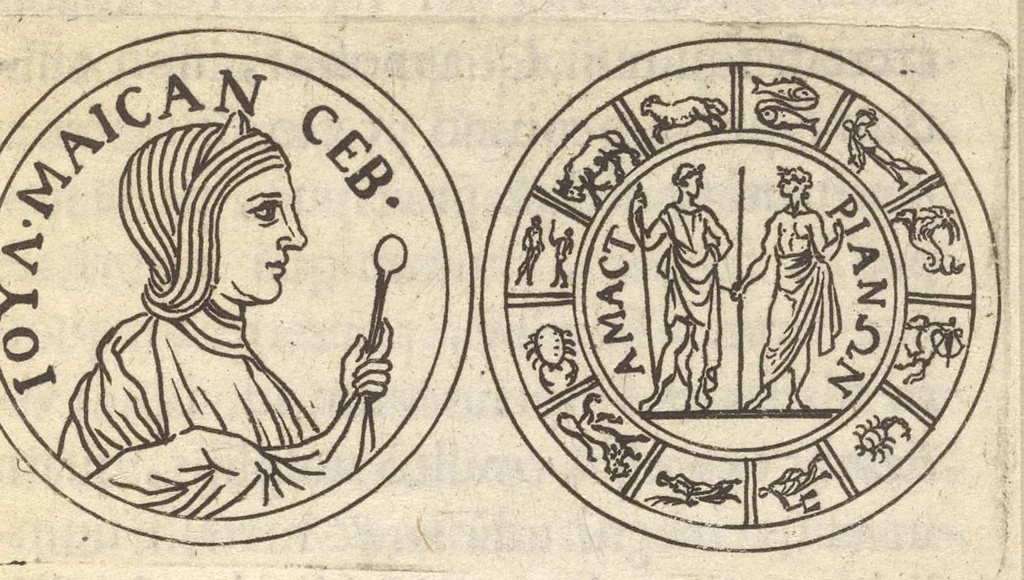 An illustration from Introductio ad historiam numismatum : antehâc Gallicè bis edita, nunc Latinè versa, & novis accessionibus locupletata, 1683, leaf 138