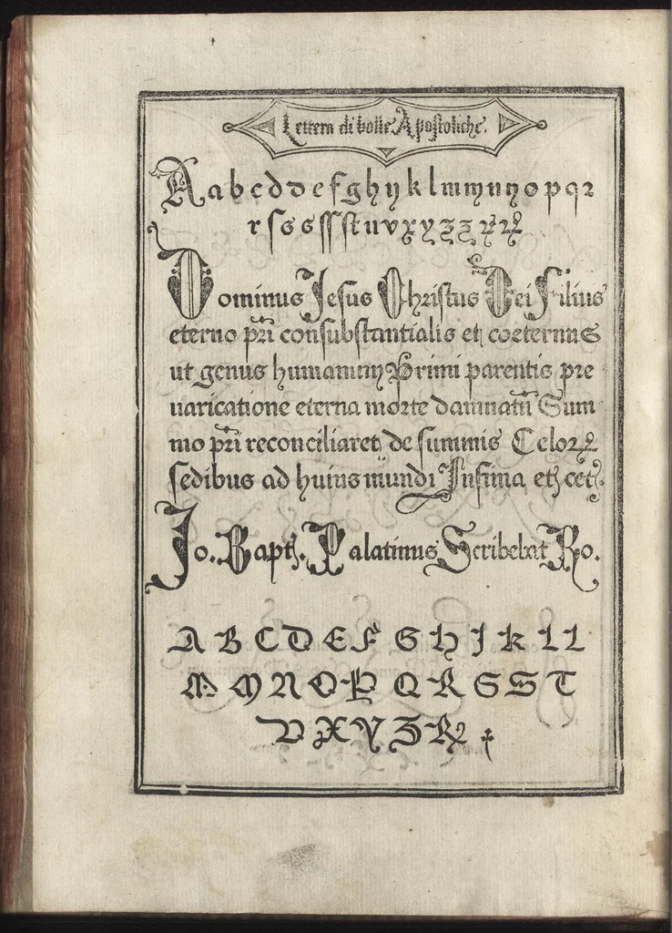 An illustration from Compendio del gran volvme de l'arte del bene et leggiadramente scrivere tvtte le sorti di lettere et caratteri : con le lor regole, misure, & essempi, 1578, leaf 51