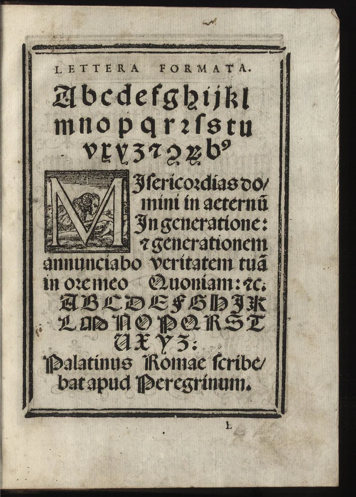 An illustration from Compendio del gran volvme de l'arte del bene et leggiadramente scrivere tvtte le sorti di lettere et caratteri : con le lor regole, misure, & essempi, 1578, leaf 68