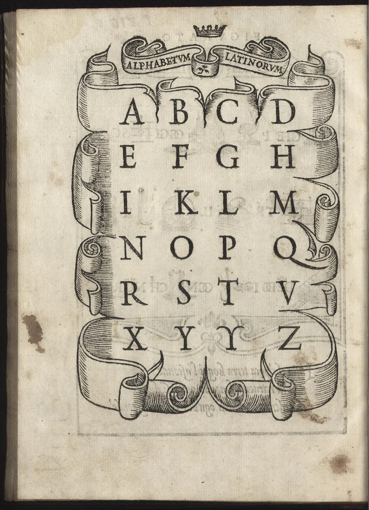 An illustration from Compendio del gran volvme de l'arte del bene et leggiadramente scrivere tvtte le sorti di lettere et caratteri : con le lor regole, misure, & essempi, 1578, leaf 97