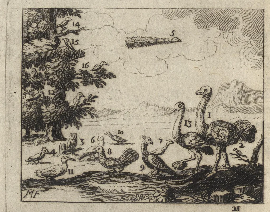 An illustration from Le miroir de l'art et de la nature : qui represente par des planches en taille douce presque tous les ouvrages de l'art & de la nature, des sciences & des métiers : en trois languages, françoise, latine, & allemande, 1691, leaf 127