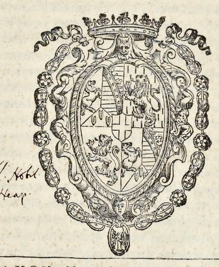 An illustration from Inclytorvm Saxoniae Sabavdiaeq. principvm arbor gentilitia, 1581, leaf 4
