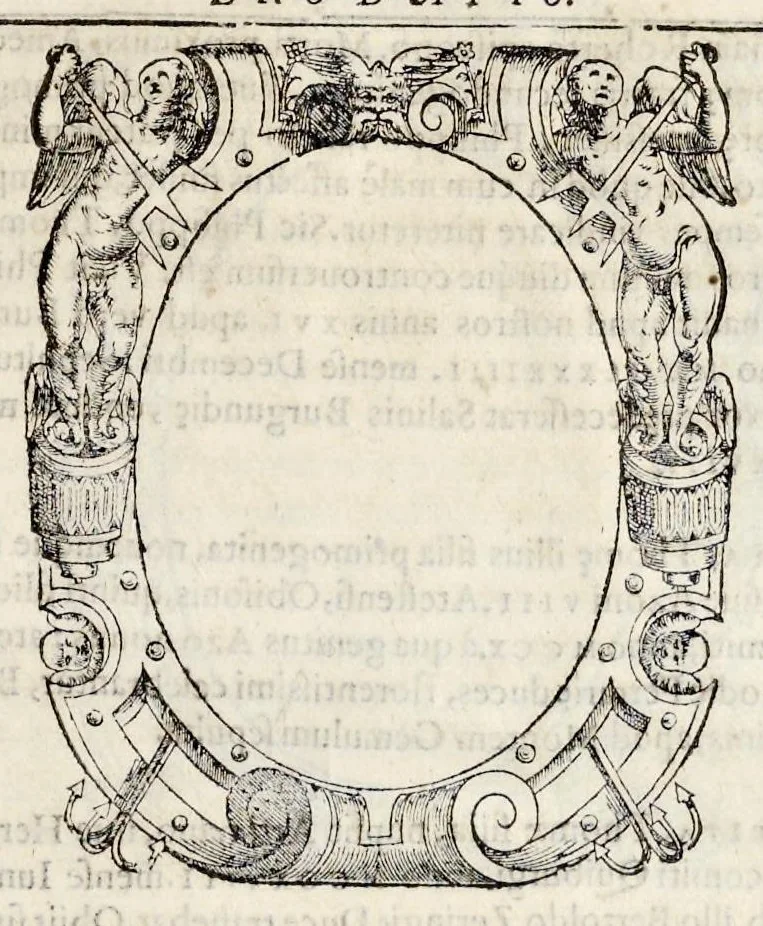 An illustration from Inclytorvm Saxoniae Sabavdiaeq. principvm arbor gentilitia, 1581, leaf 50