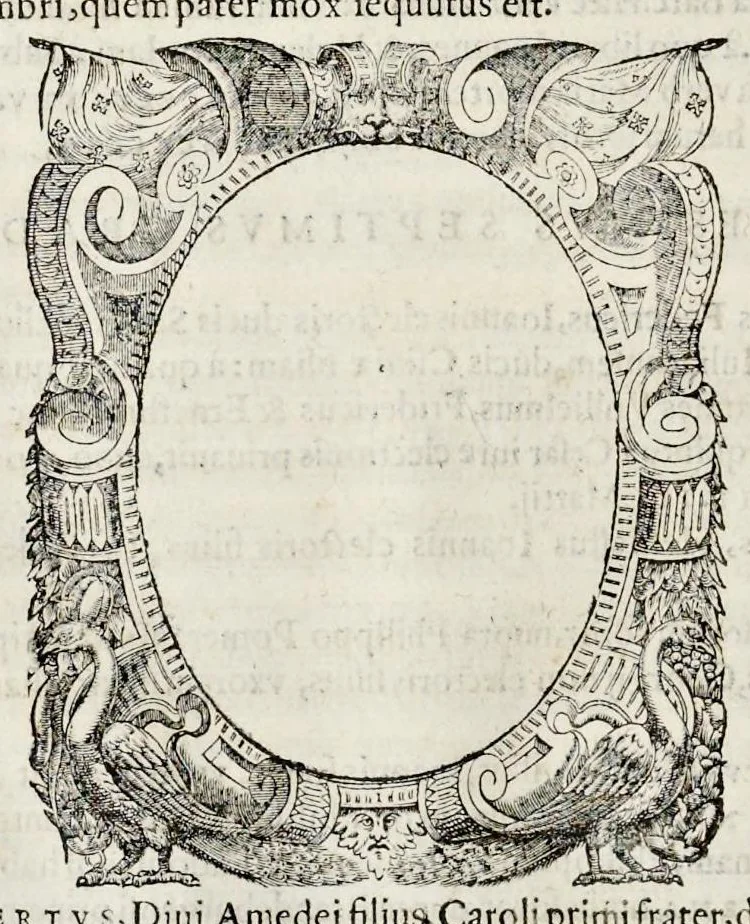 An illustration from Inclytorvm Saxoniae Sabavdiaeq. principvm arbor gentilitia, 1581, leaf 81