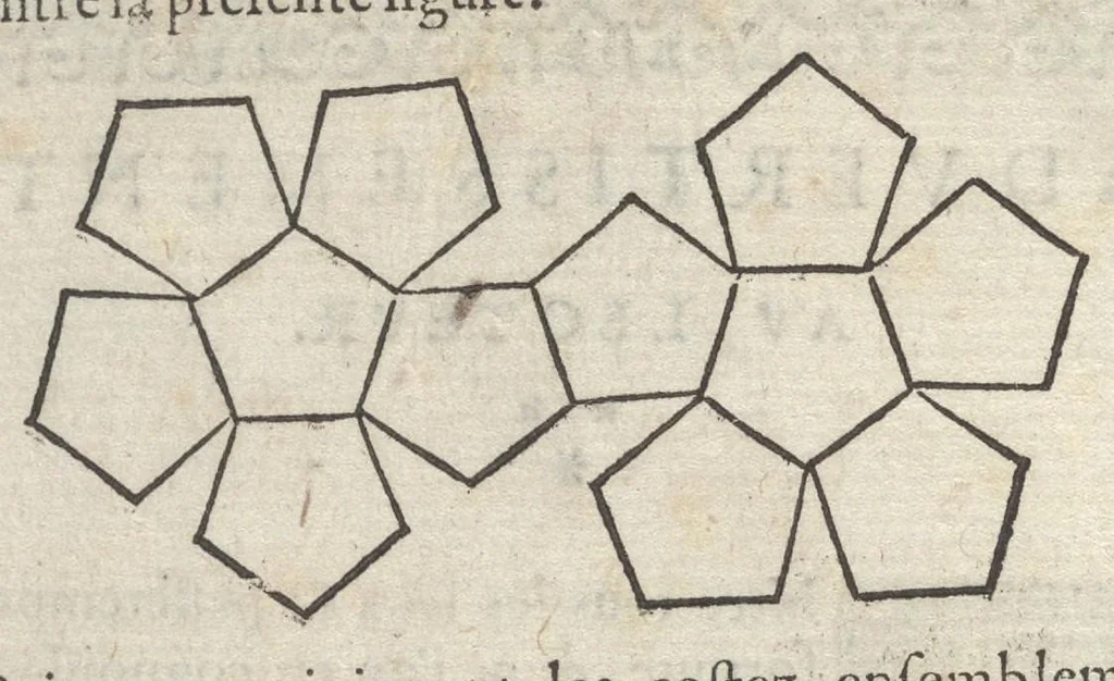 An illustration from Le plaisant iev dv dodechedron de fortune : non moins recreatif, que subtil & ingenieux : renouuellé & changé de sa premiere edition, 1581, leaf 7