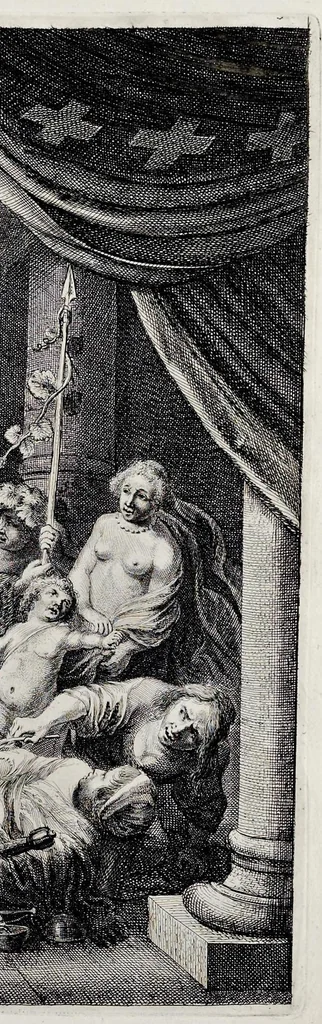 An illustration from Medicea hospes, sive Descriptio pvblicæ gratvlationis : qua Serenissimam, Augustissimamque reginam, Mariam de Medicis, excepit Senatvs popvlvsqve Amstelodamensis, 1638, leaf 104