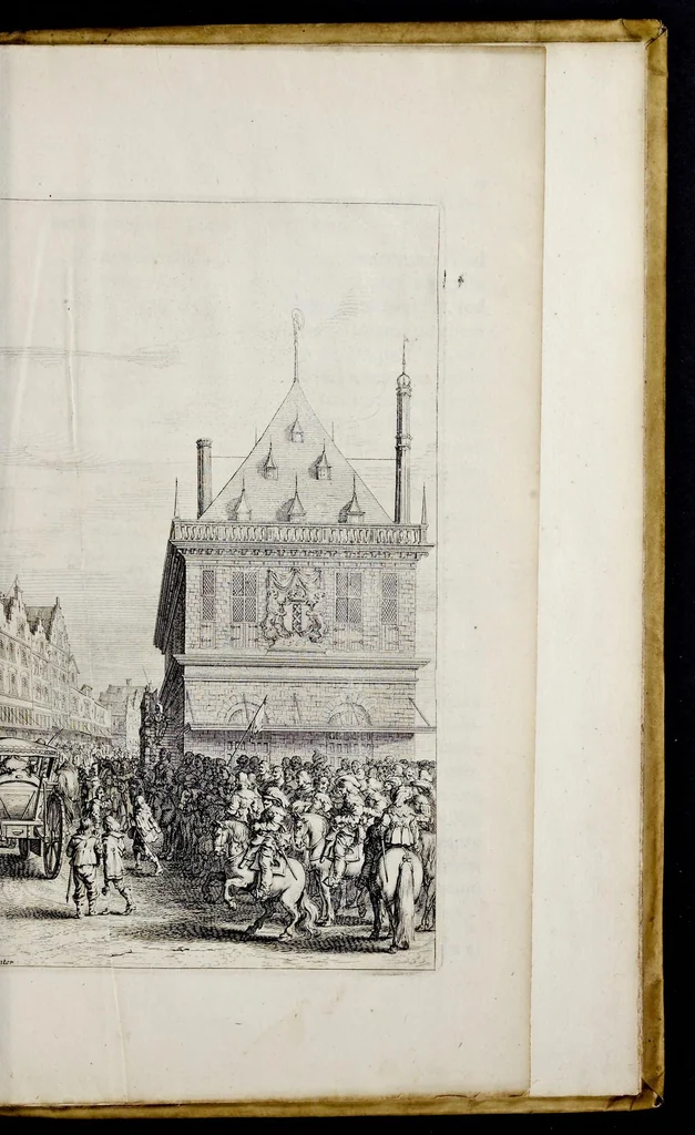An illustration from Medicea hospes, sive Descriptio pvblicæ gratvlationis : qua Serenissimam, Augustissimamque reginam, Mariam de Medicis, excepit Senatvs popvlvsqve Amstelodamensis, 1638, leaf 134