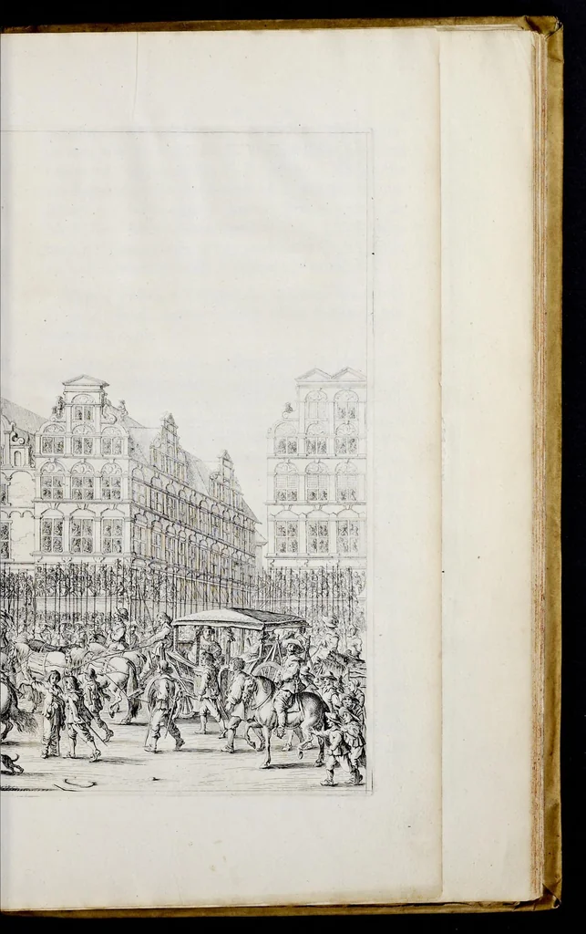 An illustration from Medicea hospes, sive Descriptio pvblicæ gratvlationis : qua Serenissimam, Augustissimamque reginam, Mariam de Medicis, excepit Senatvs popvlvsqve Amstelodamensis, 1638, leaf 32