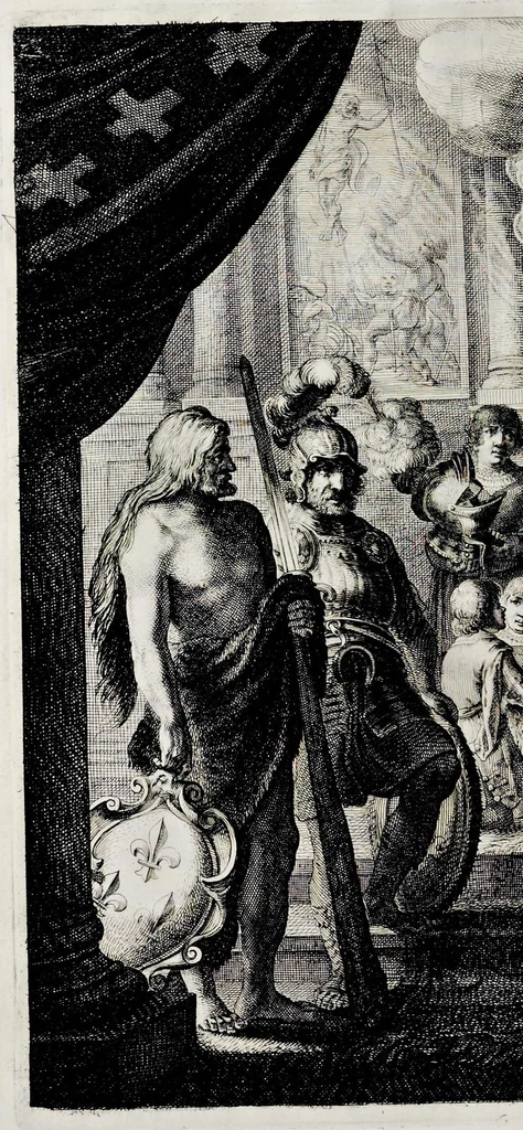 An illustration from Medicea hospes, sive Descriptio pvblicæ gratvlationis : qua Serenissimam, Augustissimamque reginam, Mariam de Medicis, excepit Senatvs popvlvsqve Amstelodamensis, 1638, leaf 37