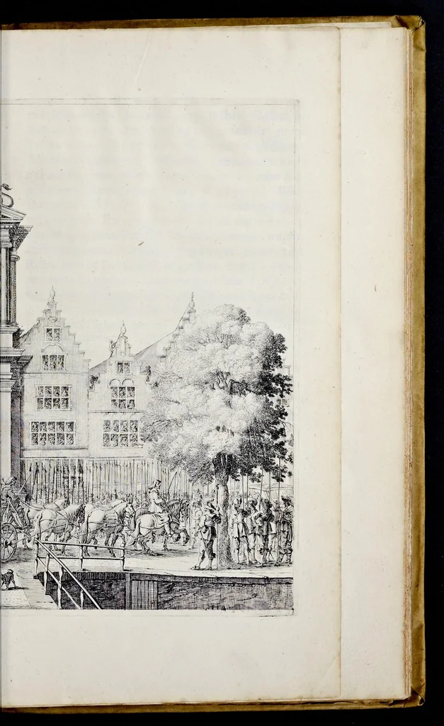 An illustration from Medicea hospes, sive Descriptio pvblicæ gratvlationis : qua Serenissimam, Augustissimamque reginam, Mariam de Medicis, excepit Senatvs popvlvsqve Amstelodamensis, 1638, leaf 54