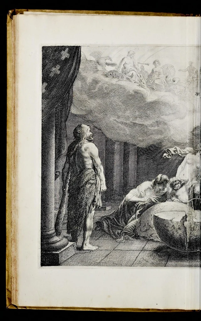 An illustration from Medicea hospes, sive Descriptio pvblicæ gratvlationis : qua Serenissimam, Augustissimamque reginam, Mariam de Medicis, excepit Senatvs popvlvsqve Amstelodamensis, 1638, leaf 99