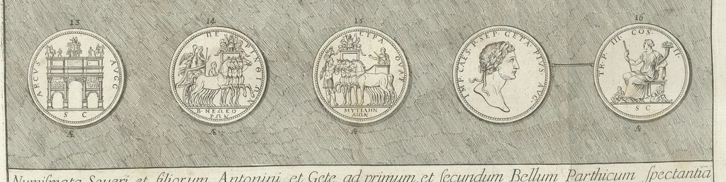An illustration from Veteres arcus Augustorum triumphis insignes, ex reliquiis quae Romae adhuc supersunt : cum imaginibus triumphalibus restituti, 1690, leaf 34