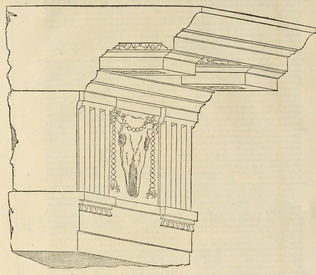 An illustration from I dieci libri dell'architettvra, 1556, leaf 123
