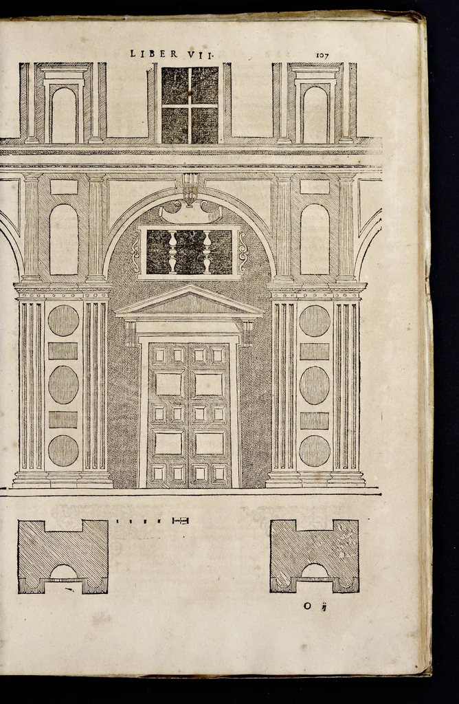 An illustration from Sebastiani Serlii Bononiensis Architectvræ liber septimvs = Il settimo libro d'architettura, 1575, leaf 122