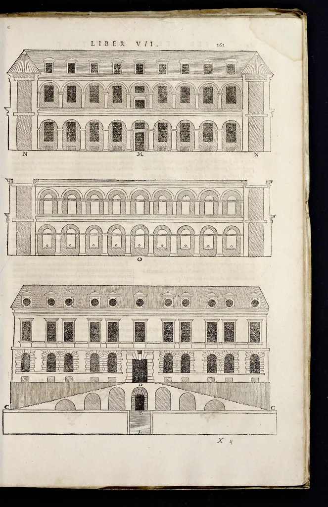An illustration from Sebastiani Serlii Bononiensis Architectvræ liber septimvs = Il settimo libro d'architettura, 1575, leaf 178