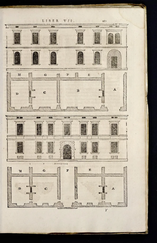 An illustration from Sebastiani Serlii Bononiensis Architectvræ liber septimvs = Il settimo libro d'architettura, 1575, leaf 184