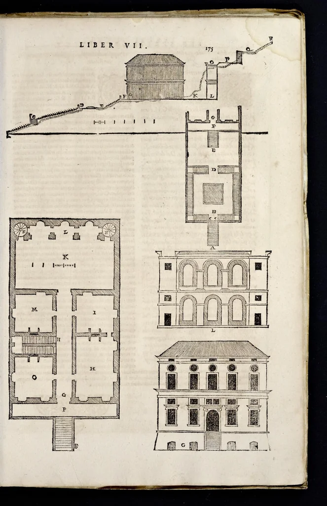 An illustration from Sebastiani Serlii Bononiensis Architectvræ liber septimvs = Il settimo libro d'architettura, 1575, leaf 190