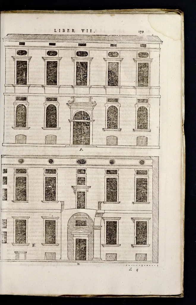 An illustration from Sebastiani Serlii Bononiensis Architectvræ liber septimvs = Il settimo libro d'architettura, 1575, leaf 194