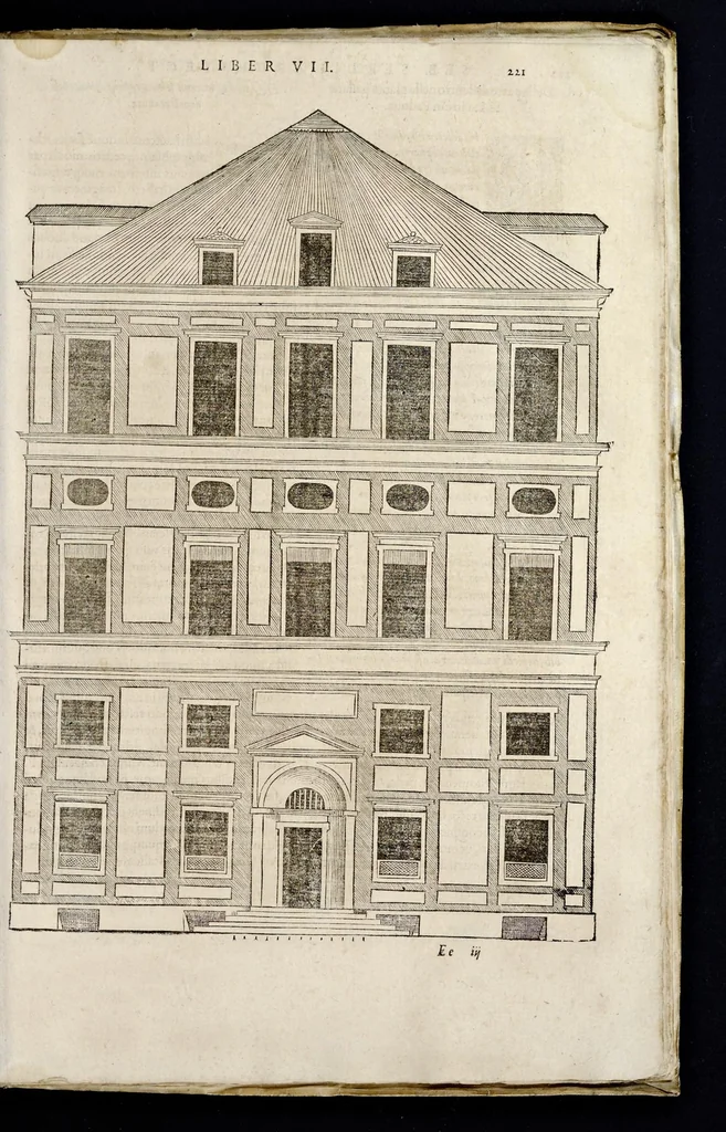 An illustration from Sebastiani Serlii Bononiensis Architectvræ liber septimvs = Il settimo libro d'architettura, 1575, leaf 236