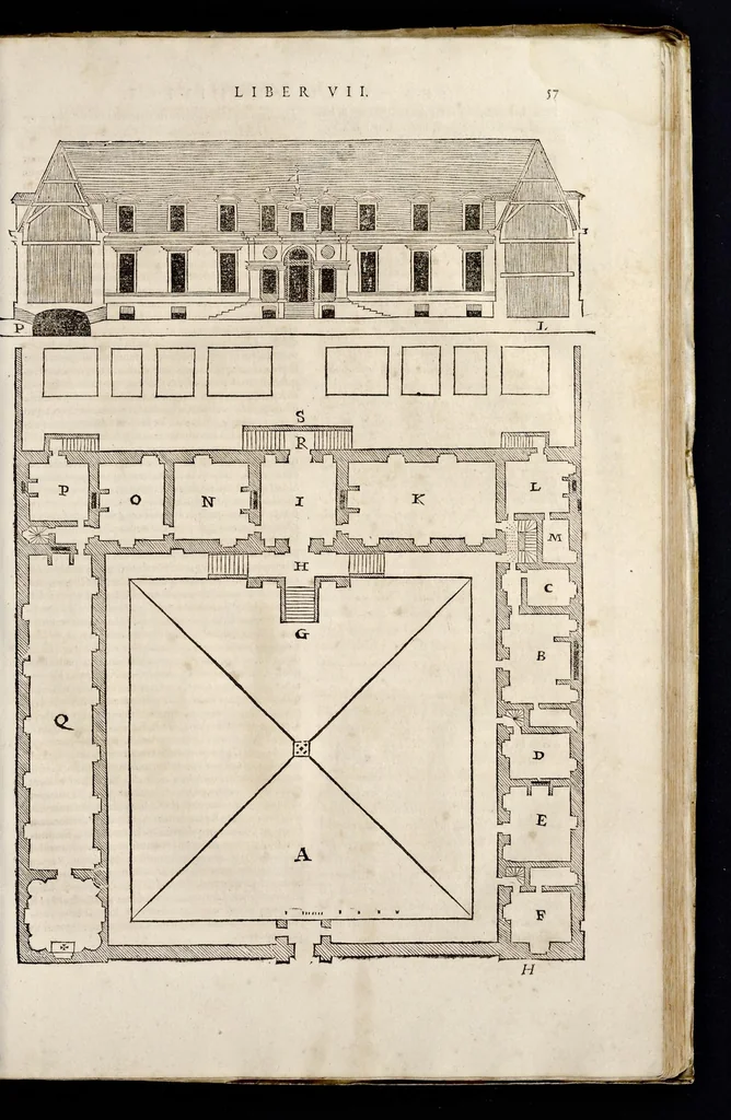 An illustration from Sebastiani Serlii Bononiensis Architectvræ liber septimvs = Il settimo libro d'architettura, 1575, leaf 72
