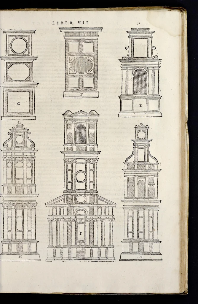 An illustration from Sebastiani Serlii Bononiensis Architectvræ liber septimvs = Il settimo libro d'architettura, 1575, leaf 86