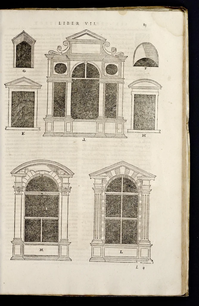 An illustration from Sebastiani Serlii Bononiensis Architectvræ liber septimvs = Il settimo libro d'architettura, 1575, leaf 98