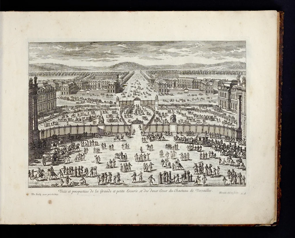 An illustration from Receuille des plus belles veües des maisons royales de France, 1680, leaf 10