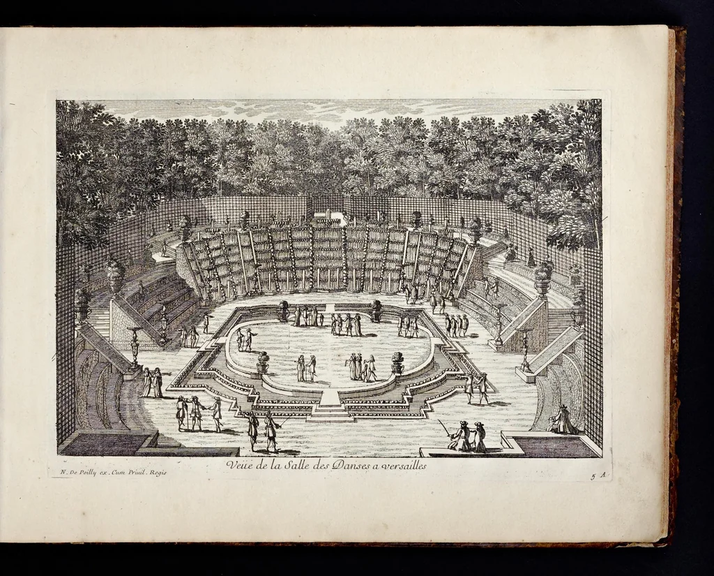 An illustration from Receuille des plus belles veües des maisons royales de France, 1680, leaf 16