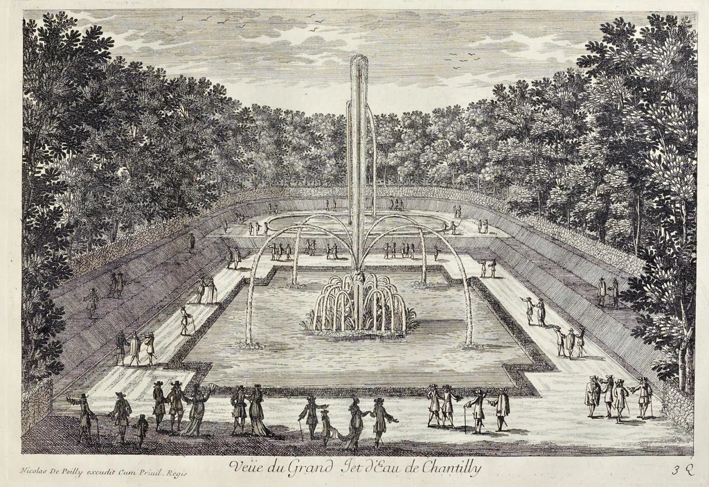 An illustration from Receuille des plus belles veües des maisons royales de France, 1680, leaf 176