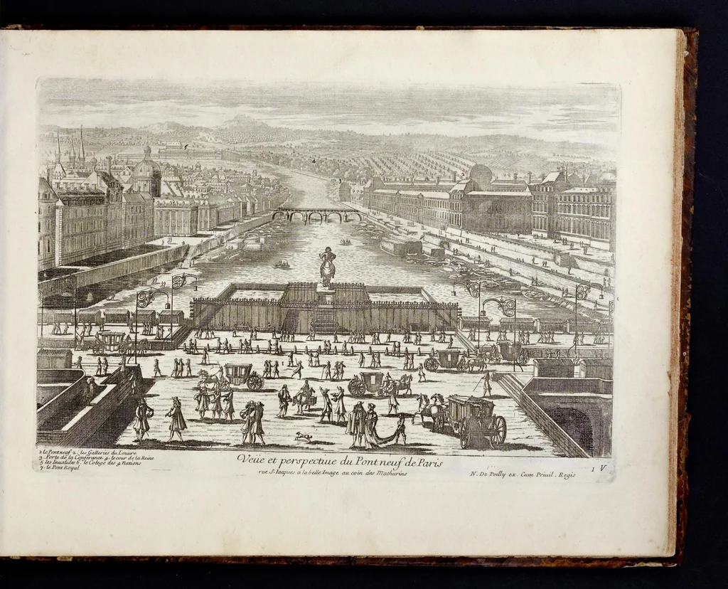 An illustration from Receuille des plus belles veües des maisons royales de France, 1680, leaf 220