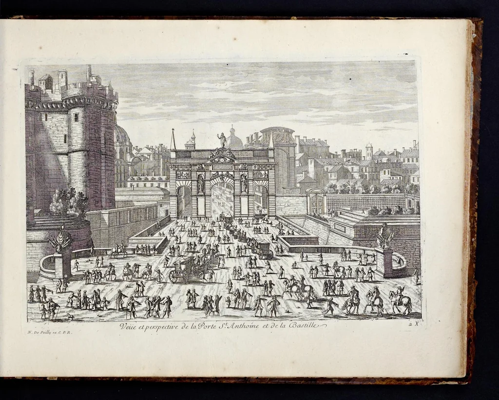 An illustration from Receuille des plus belles veües des maisons royales de France, 1680, leaf 234
