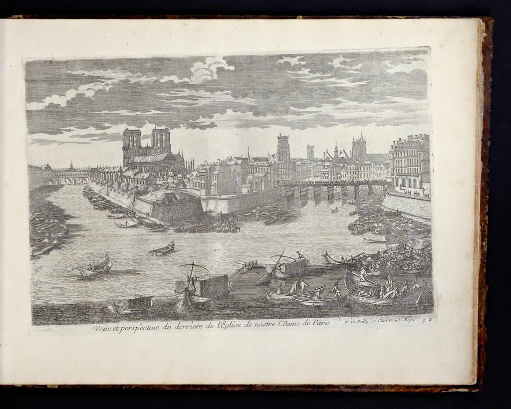 An illustration from Receuille des plus belles veües des maisons royales de France, 1680, leaf 240