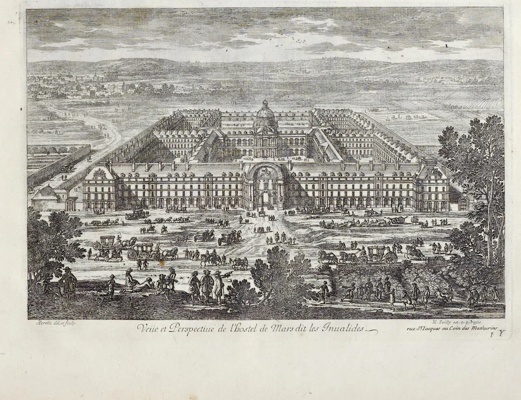 An illustration from Receuille des plus belles veües des maisons royales de France, 1680, leaf 244