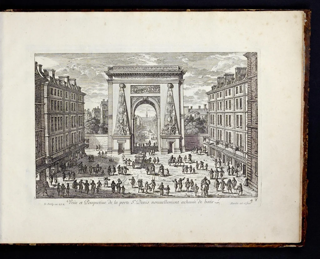 An illustration from Receuille des plus belles veües des maisons royales de France, 1680, leaf 250