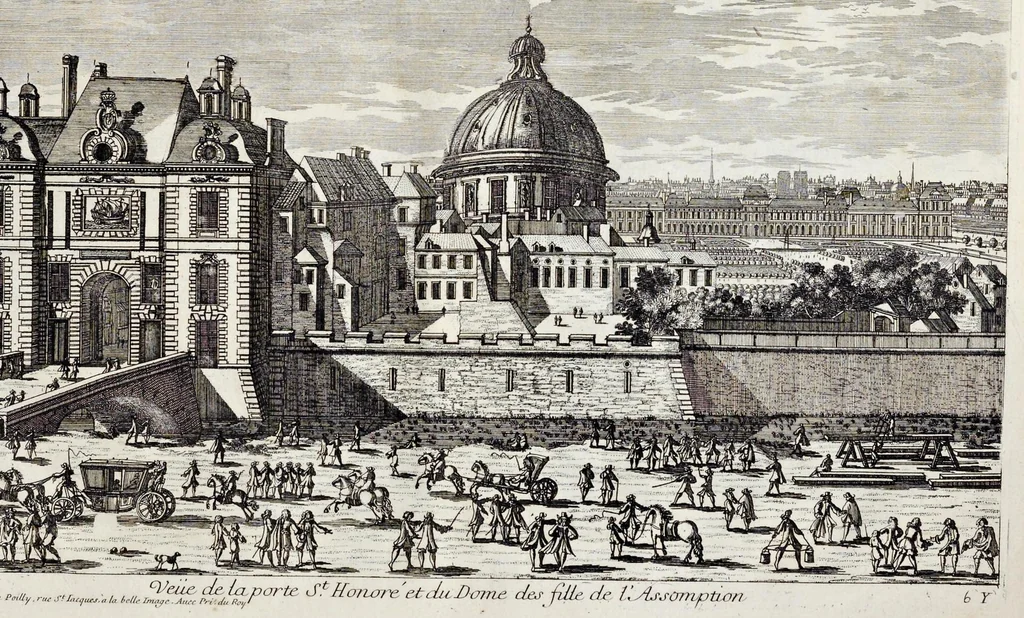 An illustration from Receuille des plus belles veües des maisons royales de France, 1680, leaf 254