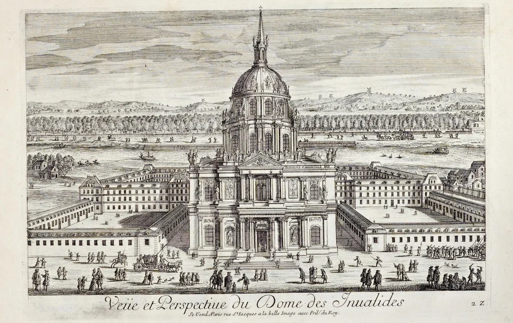 An illustration from Receuille des plus belles veües des maisons royales de France, 1680, leaf 260
