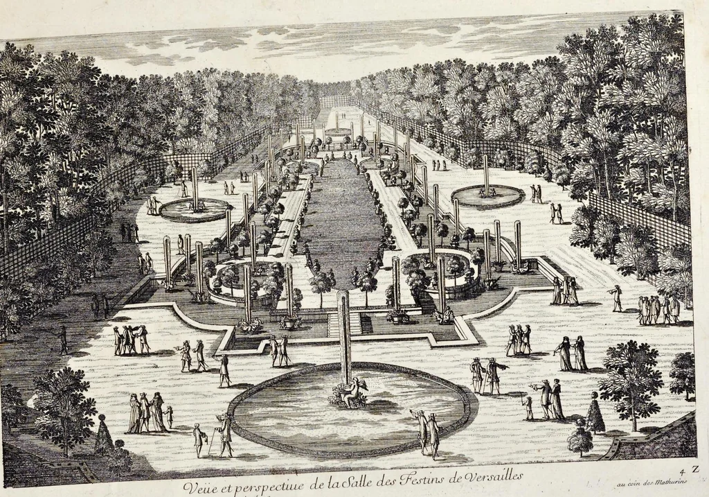 An illustration from Receuille des plus belles veües des maisons royales de France, 1680, leaf 264
