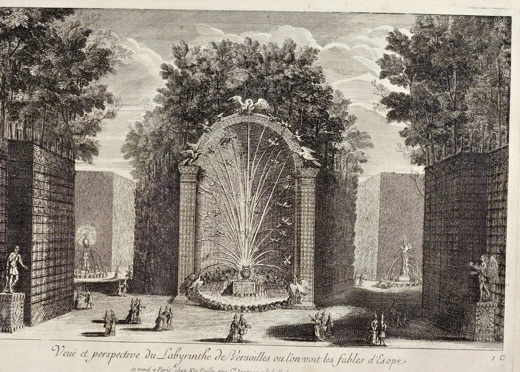 An illustration from Receuille des plus belles veües des maisons royales de France, 1680, leaf 30