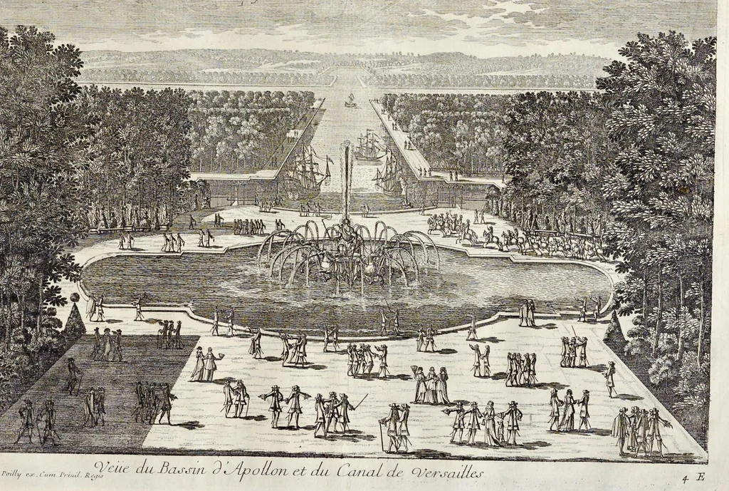 An illustration from Receuille des plus belles veües des maisons royales de France, 1680, leaf 58
