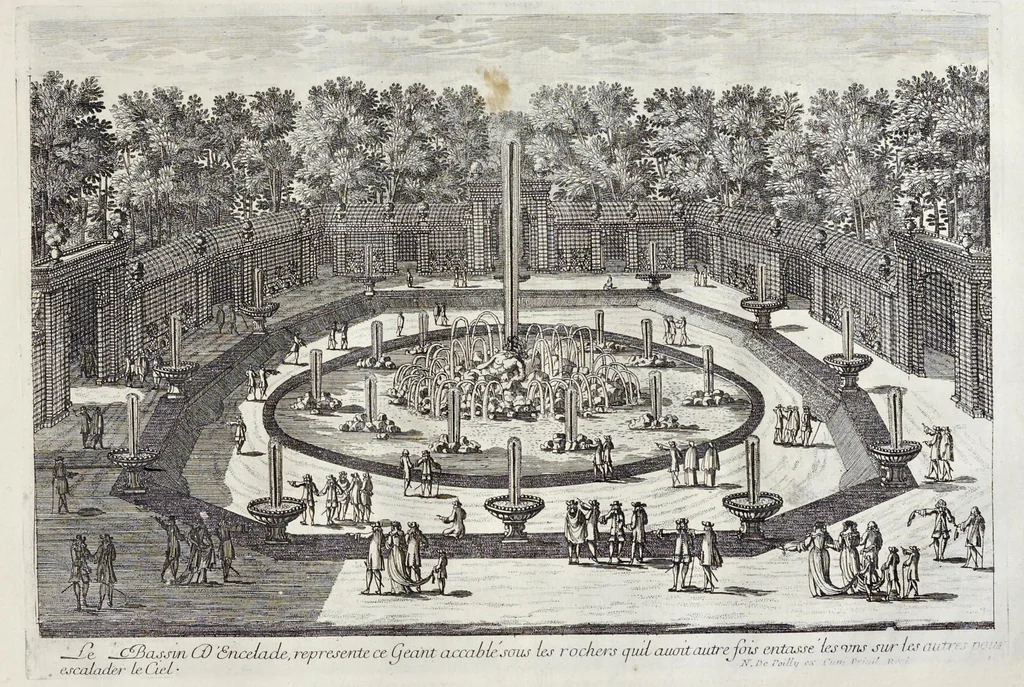 An illustration from Receuille des plus belles veües des maisons royales de France, 1680, leaf 90