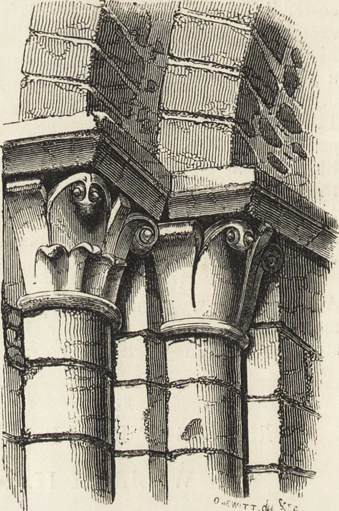 An illustration from An attempt to discriminate the styles of architecture in England : from the Conquest to the Reformation ; with a sketch of the Grecian and Roman orders /by the late Thomas Rickman, 1881, leaf 113