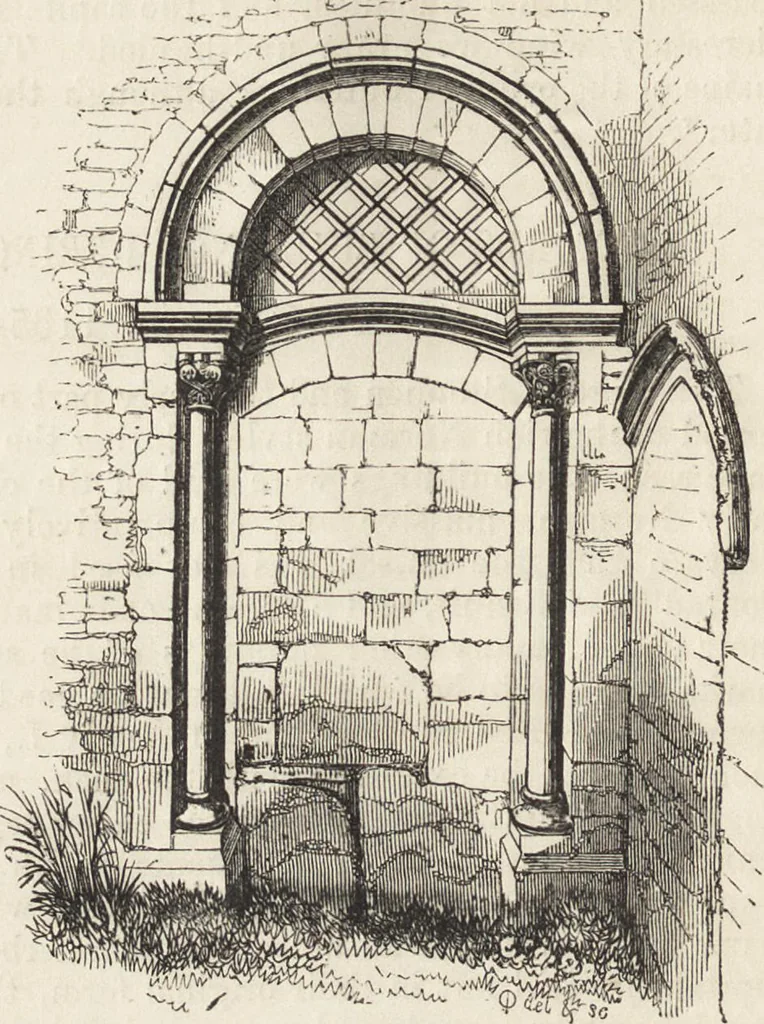 An illustration from An attempt to discriminate the styles of architecture in England : from the Conquest to the Reformation ; with a sketch of the Grecian and Roman orders /by the late Thomas Rickman, 1881, leaf 125