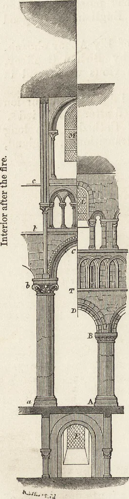 An illustration from An attempt to discriminate the styles of architecture in England : from the Conquest to the Reformation ; with a sketch of the Grecian and Roman orders /by the late Thomas Rickman, 1881, leaf 135